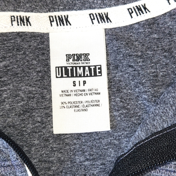 Pink Quarter Zip Pullover - Picture 3 of 7